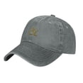 thumbnail image 3 of ZICANCN Adjustable Baseball Cap Women, Character & Patterns Hats for Men Adult Washed Cotton Denim Baseball Caps Fashion, Gray, 3 of 6
