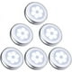 thumbnail image 1 of Luz nocturna con detector de movimiento, luz nocturna LED con detector de movimiento a batería para automóvil, luces para gabinete, 6 piezas, 1 of 6