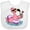 AA-White, variant on Inktastic Flamingo with Sunglasses Pool Float and Drink Boys or Girls Baby Bib