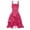 Hot Pink, variant on UPPADA Halloween Costumes For Womens Sleeveless Irregular Gothic Dress Ruffle Steampunk Dress Corset Square Neck Layers Dress