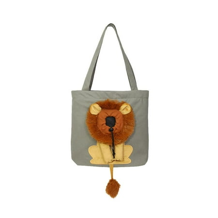 Wmool Small Lion Bag Shoulder Bag Diagonal Cross Handbag Small Kind Dog Animal Cartoon Ladies  Kid Bags Bags Canvas And Pet breathable carry grooming bag handbag shoulder bag  purse purse carrie