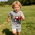 thumbnail image 2 of Younger Tree Baby Boy Summer Clothes Letter Short Sleeve T-Shirt Shorts Outfits Set for 3-6 Months, 2 of 9
