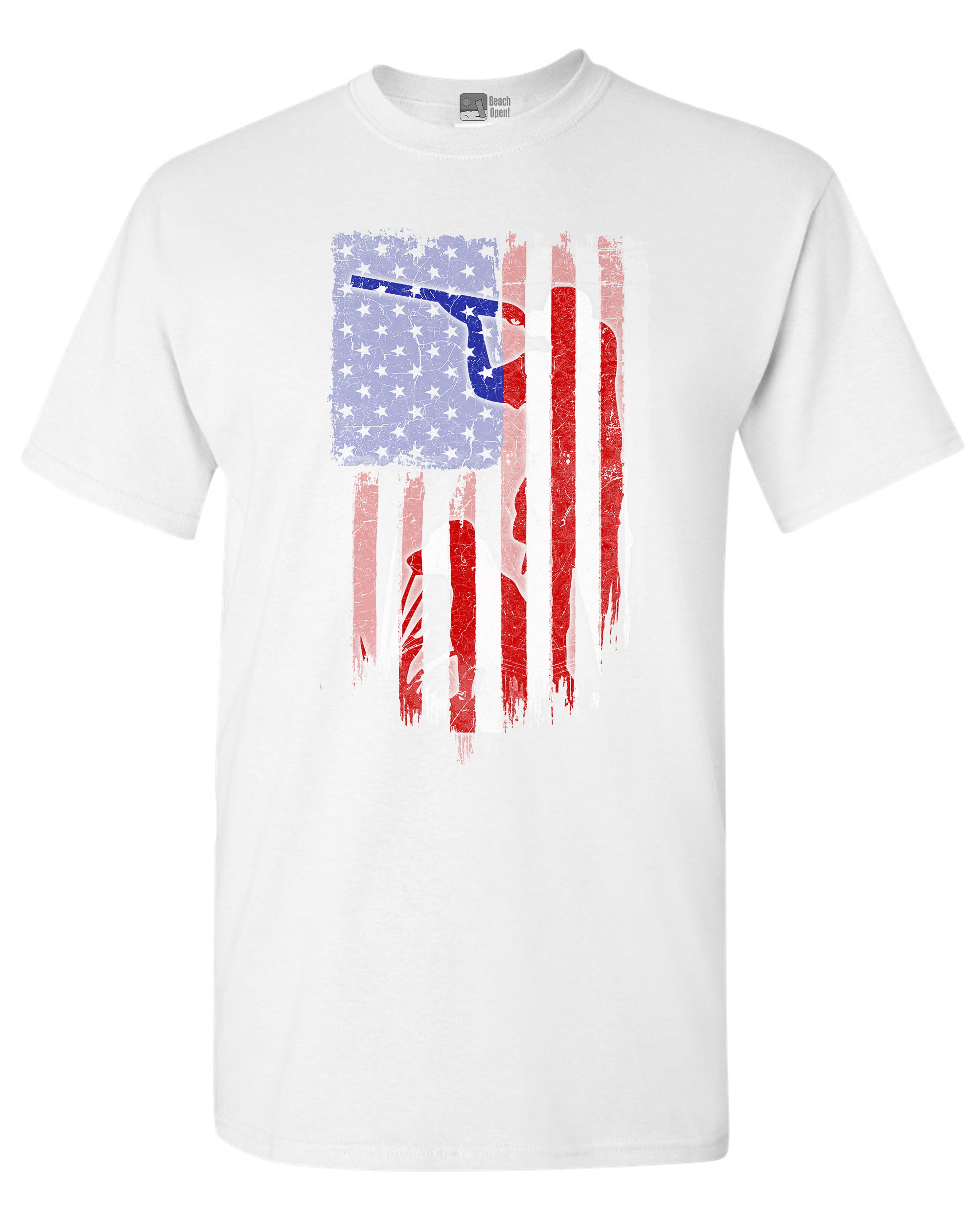 american flag gun shirt