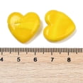 thumbnail image 3 of Handmade Lampwork Beads Heart golden 19~19.5x20x6.5~7mm Hole: 1.6mm 10pcs, 3 of 3