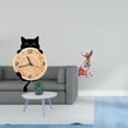 thumbnail image 2 of Reloj de pared decorativo con adorno de figura de perro colorido. Fácil de leer, sin . Ideal para colgar en la oficina, el dormitorio o la sala, 2 of 8