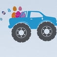 thumbnail image 2 of CafePress - Cute Easter Egg Crusher Monster Truck Boy - Baby Hat, 2 of 2