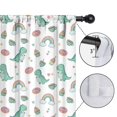 thumbnail image 4 of Colorful Cartoon Dinosaurs Sweets Pattern Insulated Teens Curtains Set Of 2, Bedroom Essentials, Toddler Room Decor 52"x63", 4 of 5