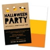 Candy Corn Personalized Halloween Party Invitations