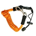 thumbnail image 2 of Shengyu Canoe Paddle Leash with Hook Safety Fishing Rod Lanyard Anti-Lost Rope Orange 1Set, 2 of 6