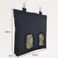thumbnail image 4 of Bolsa de heno para conejos, comedero de heno para conejillos de indias, bolsa de tela para comederos de conejos, bolsa de almacenamiento para comederos, 4 of 5