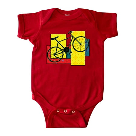 

Inktastic Bike Pattern Blocks Gift Baby Boy or Baby Girl Bodysuit