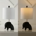 thumbnail image 6 of JONATHAN Y Koda 17.5" Eclectic Southwestern Resin/Iron Elephant LED Kids' Table Lamp, Black, JYL1143A, 6 of 7