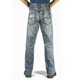 thumbnail image 2 of MENS FASHION BOOTCUT JEANS REGULAR FIT LIGHTBLUE SIZE 34X34, 2 of 4