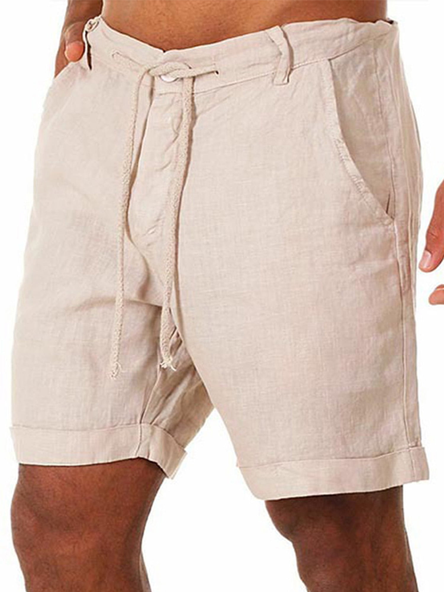 Summer Men's Casual Comfy Shorts Baggy Gym Sport Jogger Cargo Drawstring Pants