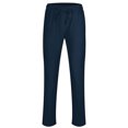 thumbnail image 3 of Innerwin Bottoms Solid Color Men Pants Outdoor Elastic Waist Loose Trousers Navy Blue M, 3 of 7