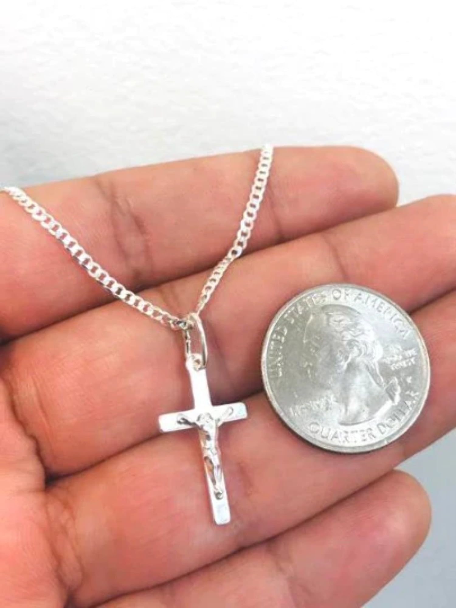 Unisilver necklace with hotsell cross pendant price