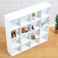 thumbnail image 3 of Birch Storage 16-Grid Shelf 12th Scale Dollhouse Furniture White Pure White, 3 of 8