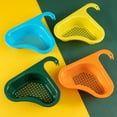 thumbnail image 5 of BMAY Kitchen Sink Drain Basket Swan Drain Rack, Multifunctional Kitchen Triangular Sink Filter Swan Drain Basket for Kitchen Sink Hangs on Faucet Fits All Sink, 5 of 7