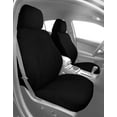 thumbnail image 2 of CalTrend Front Sport Buckets SuperSuede Seat Covers for 1994-1998 Ford Mustang - FD305-01SS Black Insert and Trim, 2 of 3