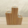 thumbnail image 4 of Candelabros de madera elegantes y resistentes vintage para bodas, 4 of 10