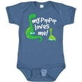 thumbnail image 3 of Inktastic My Pop Pop Loves Me Dinosaur Boys or Girls Baby Bodysuit, 3 of 5