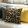 thumbnail image 3 of Autua Cheetah print pillowcase home décor Leopard print pillowcase decorates bed sofa cushion cover 18x18in, 3 of 5