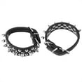 thumbnail image 2 of Pet Adjustable PU Leather Studded Spiked Buckle Cat Puppy Dog Collar Rivet Strap, 2 of 8