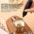 thumbnail image 4 of Handheld Milk Frother and Egg Beater, Rechargeable Wireless Kitchen Mixer for Cream, Mayonnaise, Pancake Batter, Portable, 1 Pc, 4 of 6