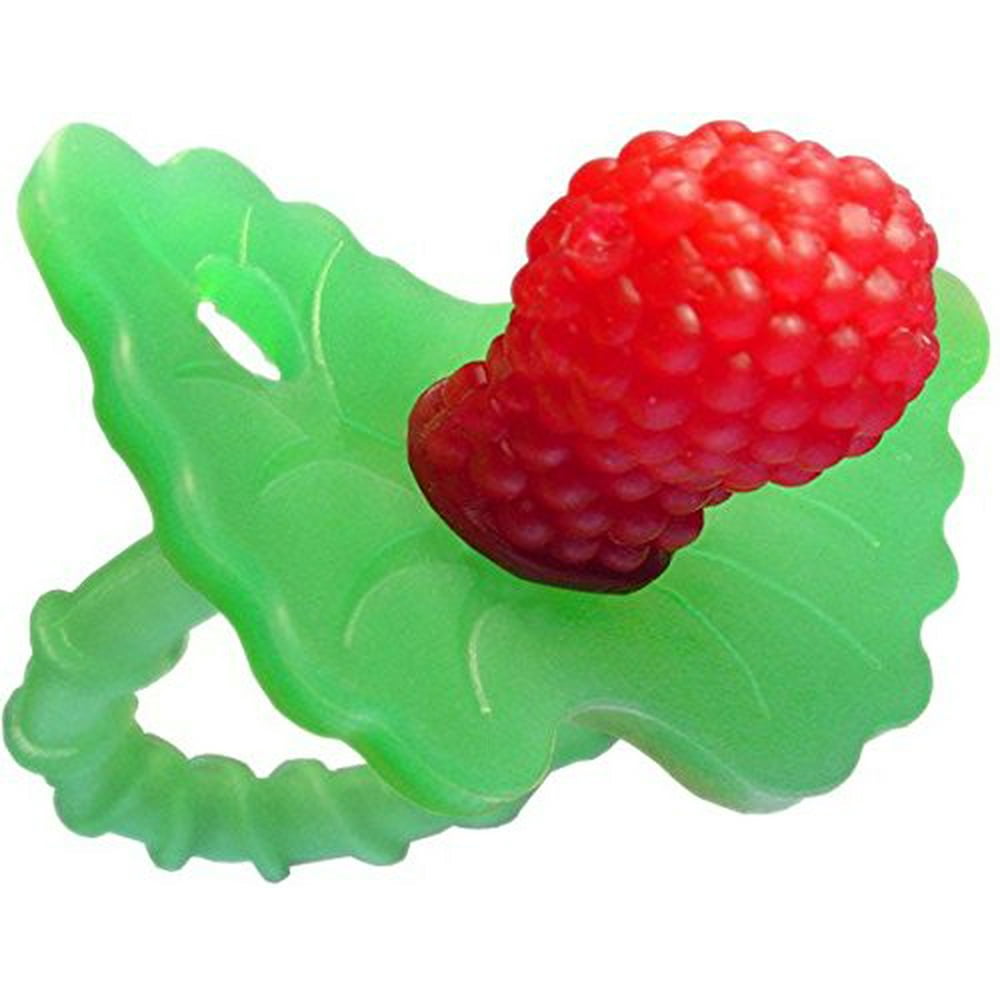 RaZbaby RaZberry Silicone Baby Teether Toy - Berrybumps Soothe Babies 