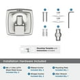 thumbnail image 6 of Amerock Stature Chrome Single Prong Robe Hook, 6 of 9