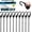 Black, variant on XSTRAP STANDARD 10-Pack Bungee Cords with Finger-Hole Hooks - Enhanced 3X Strength, Elastic Stretch from 48" to 72" - Ideal for Securely Fastening Cargo, Auto, Truck, RV, Boat, & Garage Organization