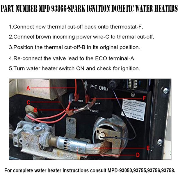Atwood RV Water Heater Thermostat Troubleshooting Repair, 40% OFF