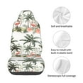 thumbnail image 3 of Lsque Flamingo Palm Trees Pattern Car Seat Covers for Front Seats , Waterproof Seat Covers for Cars, Sporty Front Seat Covers,Car Seat Cover Protector Front Seats, 3 of 5