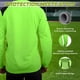 thumbnail image 4 of Camiseta de portero de fútbol Vizari Arroyo para adulto, color verde y negro, talla XL, 4 of 6