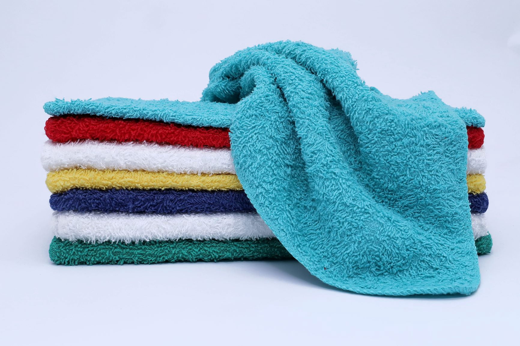Mainstays Cotton Washcloth Collection, 18-Pack, Primary