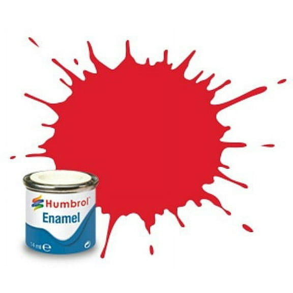 S6 A1 14ml. Enamel Gloss Bright Red Tinlets (6)