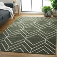 thumbnail image 2 of SAFAVIEH Adirondack Caitriona Geometric Squares Area Rug, Dark Green/Ivory, 3' x 5', 2 of 14