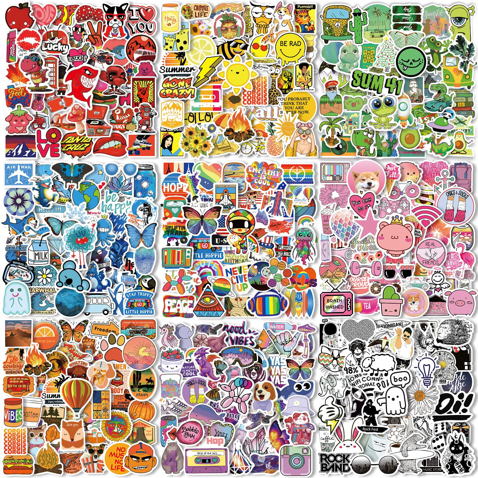 LIFEBE 600Pcs Mini Stickers Pack, Mixed Small Stickers Sheets, Bulk  Stickers for Girl Boy Birthday Gift, Scrapbooking, Teachers, Including  Animals