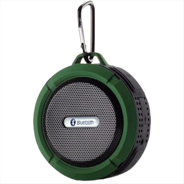 Altavoz Bluetooth Impermeable para Exteriores, Minialtavoz Portátil Inalámbrico para Ducha, Viajes, Piscina, Playa y Senderismo, Color Verde.