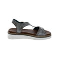thumbnail image 2 of Roan by Bed Stu Womens Martina Embellished Leather T-Strap Sandals, 2 of 3