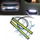thumbnail image 3 of Luz de circulación diurna Universal, piezas de automóviles, 17cm, 12V de CC, luces Led impermeables, tira LED COB DRL, lámpara Interior para automóvil, 2 piezas, 3 of 4
