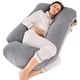 thumbnail image 1 of Almohadas de Embarazo para Dormir, Almohada de Maternidad con Forma de U para Adultos, Soporte con Relleno de Espuma con Memoria para Espalda, Piernas, Vientre, 1 of 7