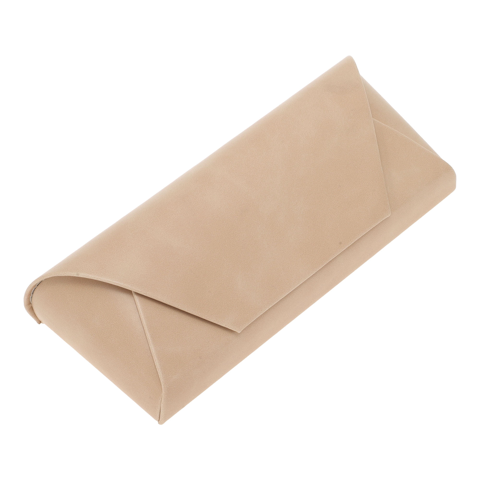 Unique Bargains Portable Eyeglasses Cases 6.5"x2.56"x1.57"(L*W*H) Beige