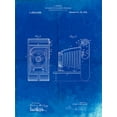 thumbnail image 2 of Borders, Cole 15x18 White Modern Wood Framed Museum Art Print Titled - PP761-Faded Blueprint Camera Film Winding Patent Print, 2 of 4