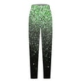thumbnail image 5 of Xixinqiwan Women Baggy Sweatpants Casual Glitter Floral Printed Sweat Pant Elacstic Waist Tapered Women Pants Running Joggers, 5 of 5