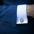 thumbnail image 3 of Alpaca Elegant Mens Cufflinks Set for formal wear Made of Stainless Steel, Ideal for Any Occasion, 3 of 6