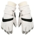 thumbnail image 4 of COMVALUE Women Ski Gloves Winter Waterproof Touchscreen Hand Warming Sports Gloves (White, 6-11Years), 4 of 6