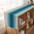 thumbnail image 6 of Table Runners 36 Inches Long Dress Scarves, Turquoise Grey Ombre Farmhouse Kitchen/Dining Table Runner, Short Coffee Tablerunners, Farmhouse Gradient Minimalist 13x36 Inch, 6 of 9