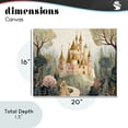 thumbnail image 4 of Stupell Industries Eclectic Whimsical Castle Path Canvas Art, 20 x 16, by Christine Simpson Art, 4 of 8