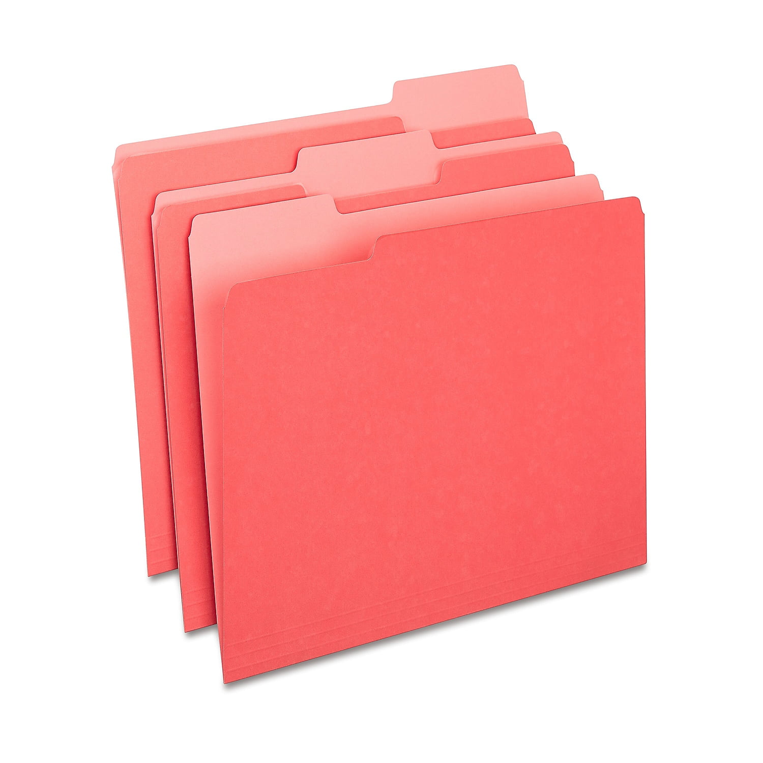 100/Box TRURED Heavyweight File Folders 1/3 Cut Tab Letter Size Assorted Colors 